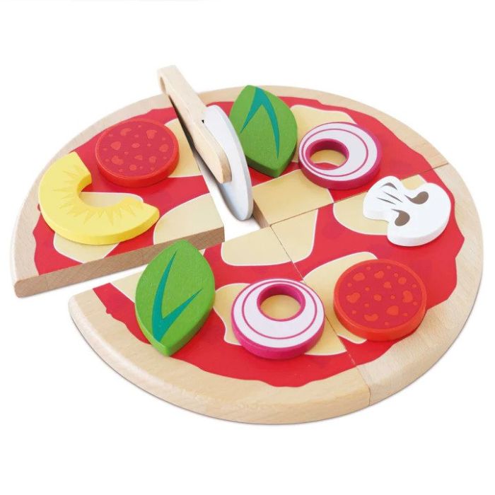 Wooden pizza toys gifts